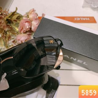 Kïnh mát 5859 mắt đen si đen