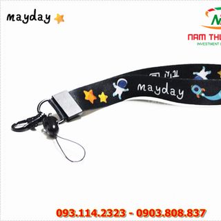 Dây đeo thẻ satin Mayday