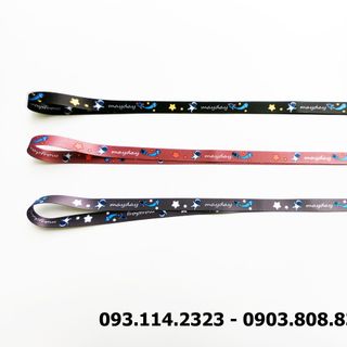 Dây đeo thẻ satin Mayday