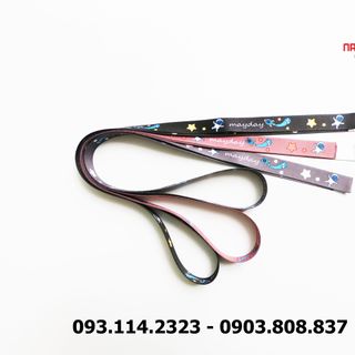 Dây đeo thẻ satin Mayday