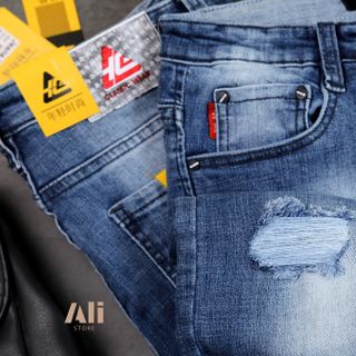 Quần Jeans Nam Sim Thời TRang Màu Xanh