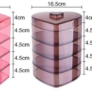 Hộp đựng mứt tết 4 tầng