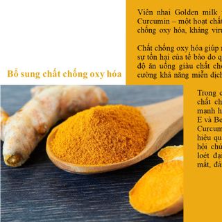 Viên nhai Golden Milk thơm ngon bổ dưỡng