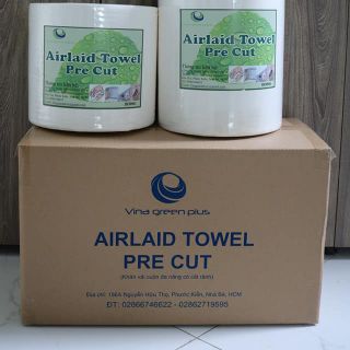 Khăn vải khô đa năng AirLaid khổ 30x30 600 tờ