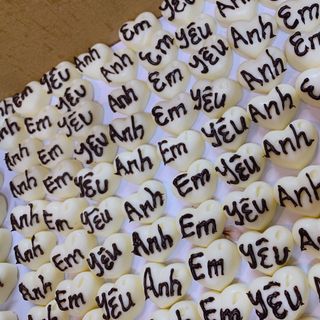 Viên socola trắng