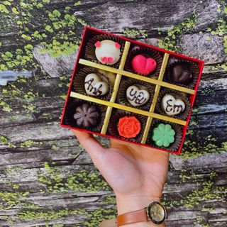 Socola hộp chữ nhật 9 ngăn