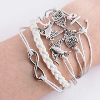 Vòng tay da vòng nhiều tầng Giá sỉ 12k