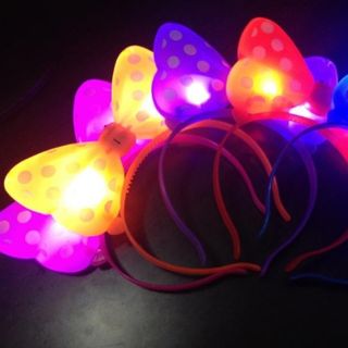 Cài tóc có đèn có sẵn pin cài tóc thời trang 14k