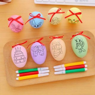 Bộ 1 trứng và 4 bút 4 màu Giá sỉ 5800đ rẻ nhất sỉ