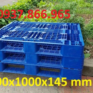 Pallet nhựa 2 mặt kích thước 1200x1000x145 mm giá sỉ