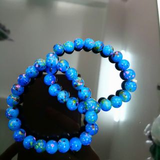 Vòng 8li chuỗi xanh dương 8li