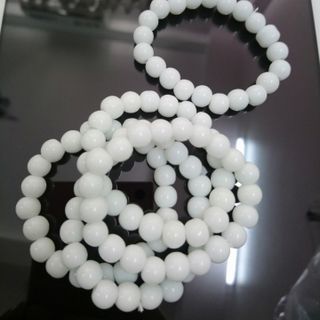 Vòng đá chuỗi đá trắng 8mm