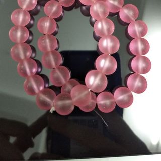 vòng chuỗi màu hồng 12 ly