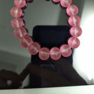 vòng chuỗi màu hồng 12 ly
