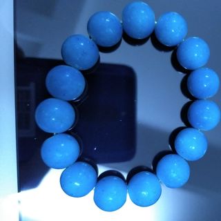 Chuỗi đeo tay xanh 12li chuỗi vòng tay