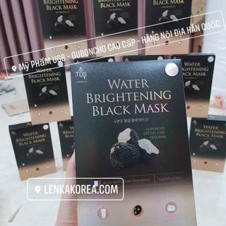 GUBONCHO WATER BRIGHTENING BLACK MASK Mặt nạ nấm đen 3 bước thải độc