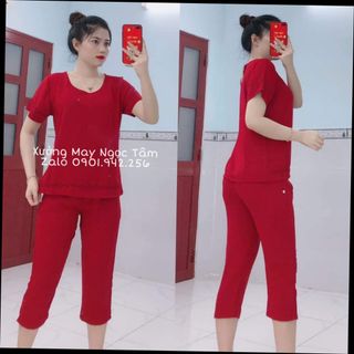 Bộ đũi lỡ túm thêu viền