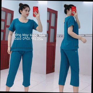 Bộ đũi lỡ túm thêu viền
