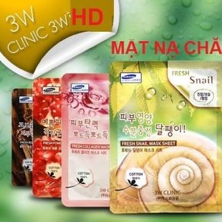 Mặt Nạ giấy 3W Clinic Mask Sheet 23g Hàn Quốc