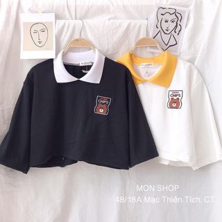 Áo cloptop cổ bo