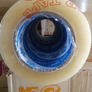 Băng keo trong đục dán thùng carton 200 yard chuẩn 2kg lõi 4ly – Siêu dính – Siêu chắc x6 cuộn/cây - Sỉ Buôn Số Lượng Lớn Giá Đẹp