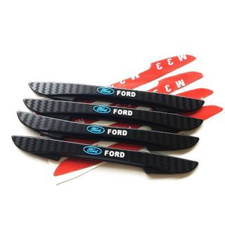 bộ 4 cái Nẹp chống trầy cửa ô tô có logo theo hãng - :