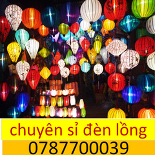 Đèn lồng Hội An trang trí nhà cửa hàng 30cm