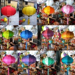 Đèn lồng Hội An trang trí nhà cửa hàng 30cm