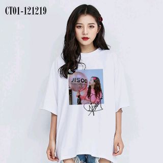 Sỉ Áo Thun Jisoo BlackPink Có Chữ Ký