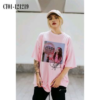 Sỉ Áo Thun Jisoo BlackPink Có Chữ Ký
