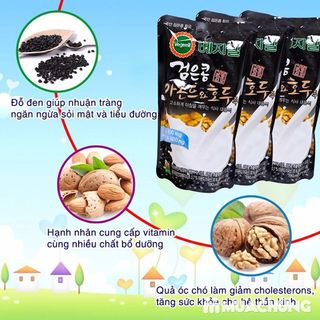 Sữa đậu đen hạnh nhân óc chó thùng 60 túi/thùng 64 hộp