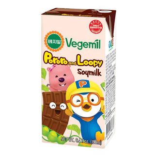 Sữa Vegemil hương socola Pororo Loopy thùng 48 hộp hoặc 96 hộp