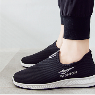 giày lười nữ đen