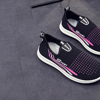 Giày lười nữ sọc