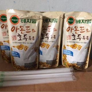 Sữa hạt hạnh nhân óc chó thùng 60 túi hoặc 64 hộp