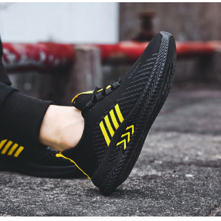 giày nam đen thể thao viền vang