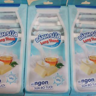 Bánh sữa Long Thành nguyên chất Lothamilk - sữa bò tươi nguyên chất - Bánh sữa Long Thành Lothamilk