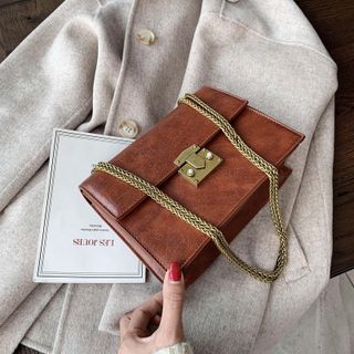 Túi đeo chéo nữ BASSIC da trơn sang trọng D773
