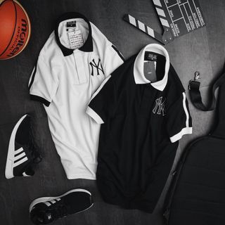 ÁO THUN CÓ CỔ MLB NY