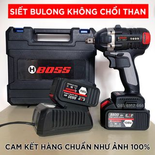 MÁY SIẾT BULONG VẶN ỐC BẮN VÍT - PIN CHUẨN 10 CELL - 100 LÕI ĐỒNG - KHÔNG CHỔI THAN