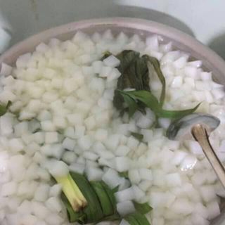 Thạch dừa thô
