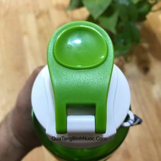 Bình Nước Nhựa Thể Thao Tập Gym Có Dây Đeo 720ml Q010 - Màu Xanh Lá