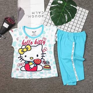 Bộ đồ mùa hè lửng cho bé gái