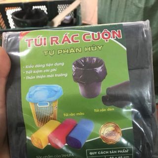 Túi rác tự hủy 3 cuộn 1kg