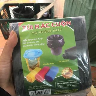 Túi rác tự hủy 3 cuộn 1kg