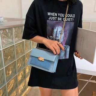 Túi đeo chéo Vintage da cao cấp D742