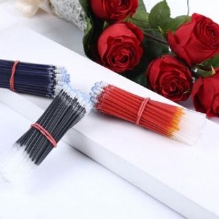 Ruột bút mực nước màu xanh dương đỏ và đen