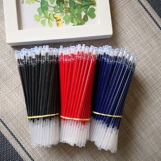 Ruột bút mực nước màu xanh dương màu đỏ và đen