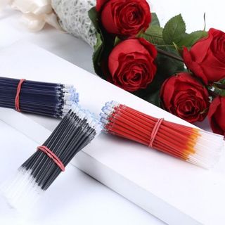 Ruột bút mực nước màu xanh dương màu đỏ và đen