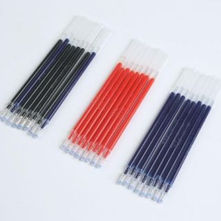 Ruột bút mực nước màu xanh dương đỏ và đen